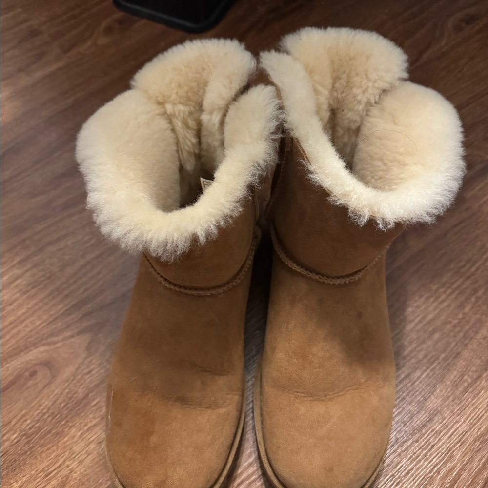 UGG Tan Shearling Winter Boots